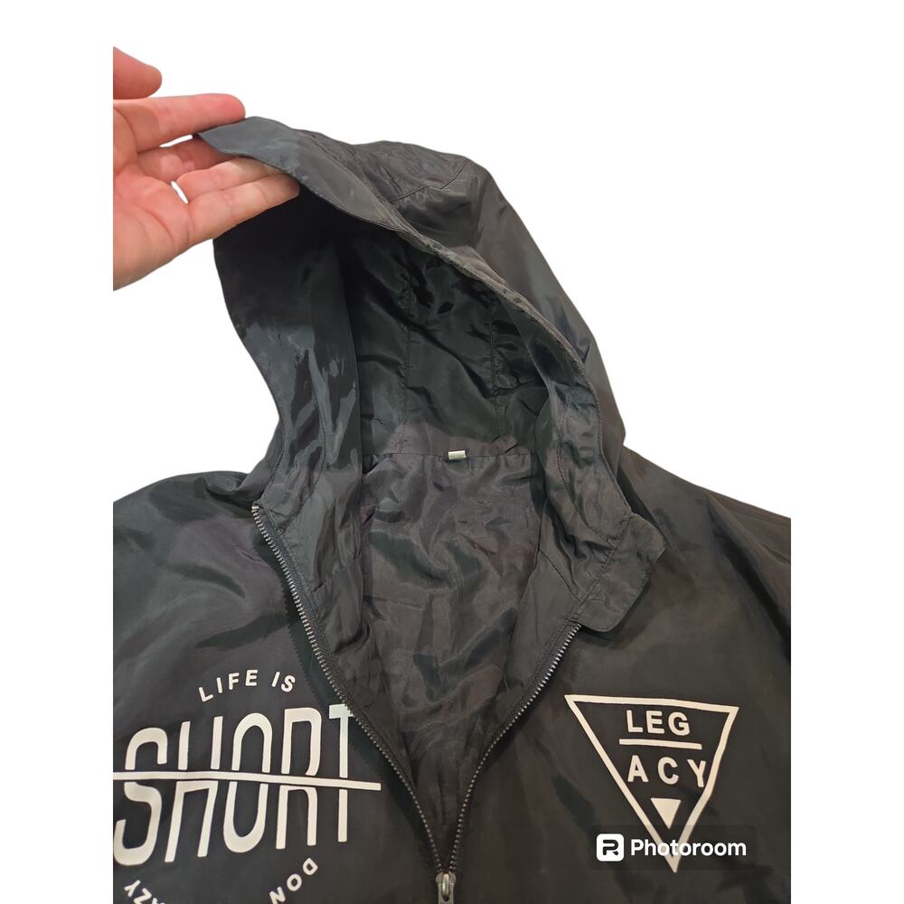 Graphic, Black & Pink, Hooded Jacket | Size Small - Picture 5 of 9